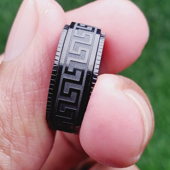 Stainless Steel Fashion Spinner Ring for Men/Women, AAAQL1072 - Picture 1 of 12